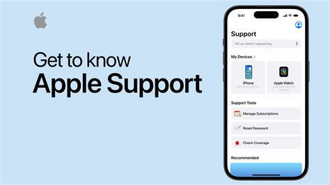 apple support get support